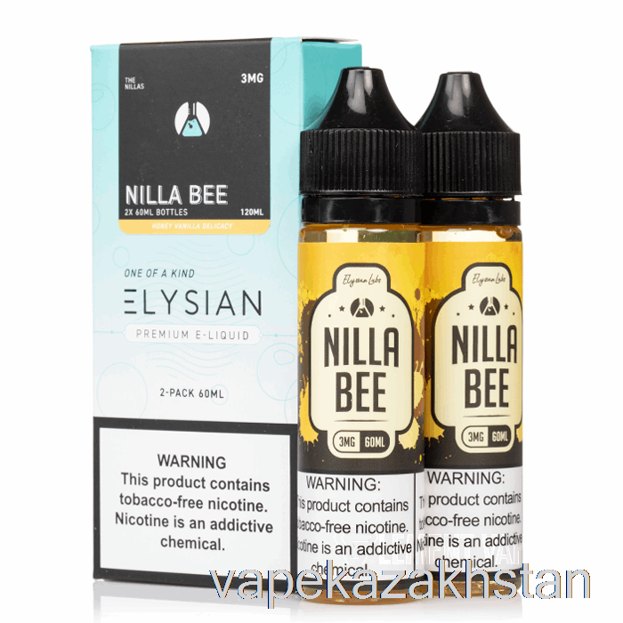 Vape Disposable Nilla Bee - Elysian Labs - 120mL 3mg